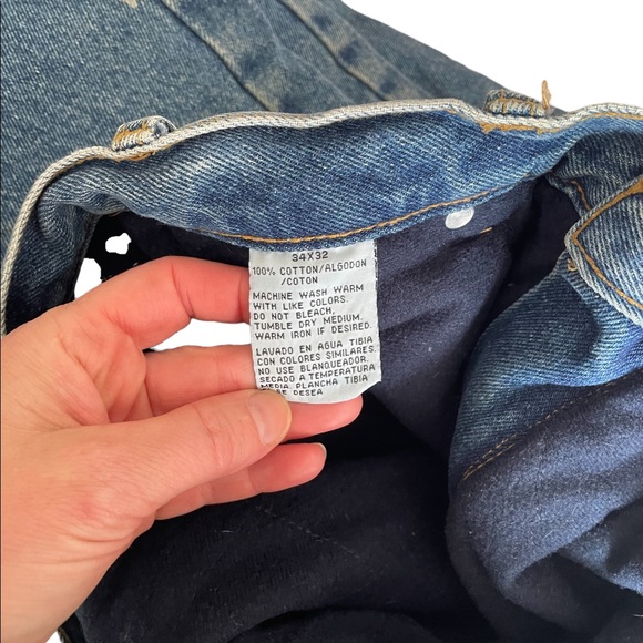 Distressed Vintage Dickies Fleece lined jeans - Picture 6 of 8